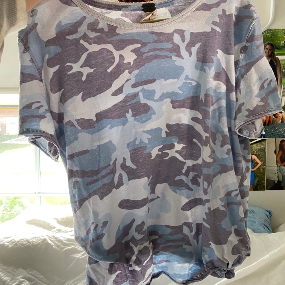 Free people camo top